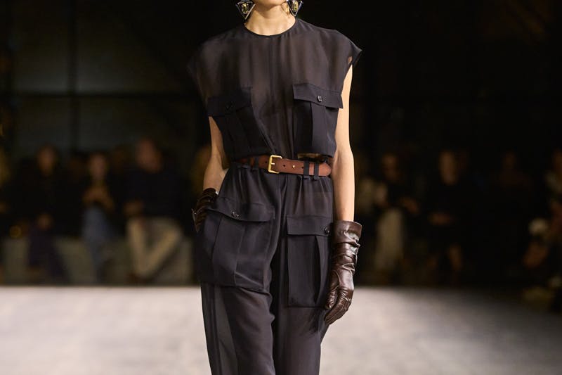 Models wear Yves Saint Laurent's Spring/Summer 2024 collection
