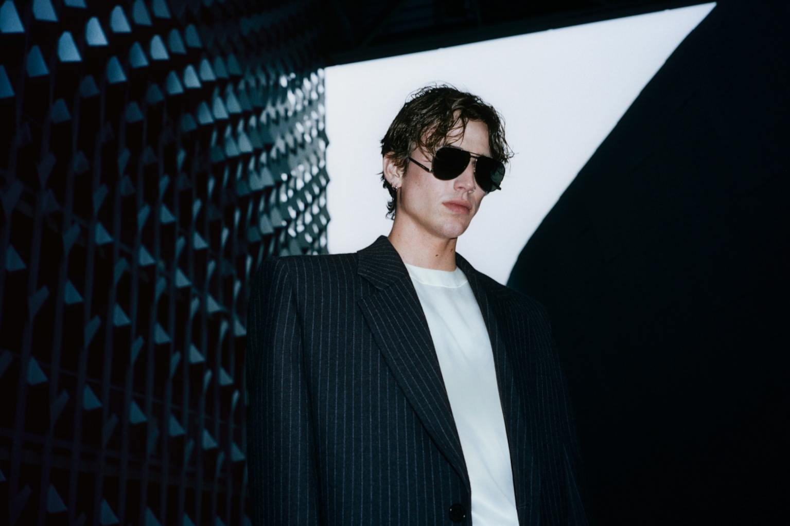Saint Laurent x Highsnobiety featuring Vinnie Hacker in SS24 Collection