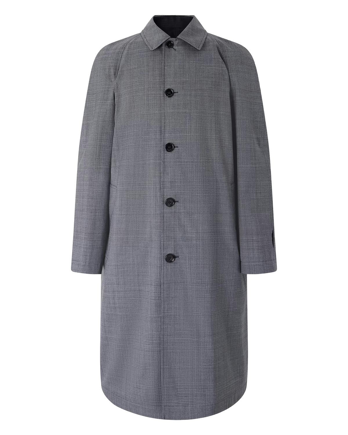 Burberry  – Prince of Wales Checked Virgin Wool Car Coat