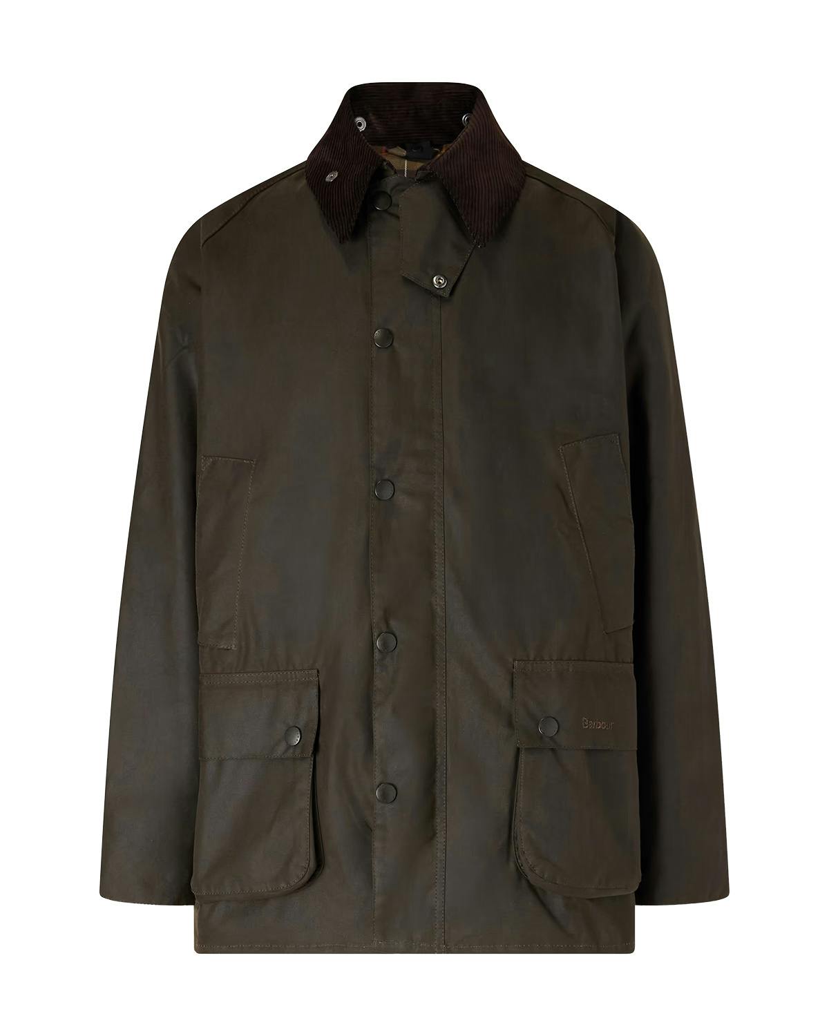 Barbour – Bedale Corduroy-Trimmed Waxed Cotton Jacket